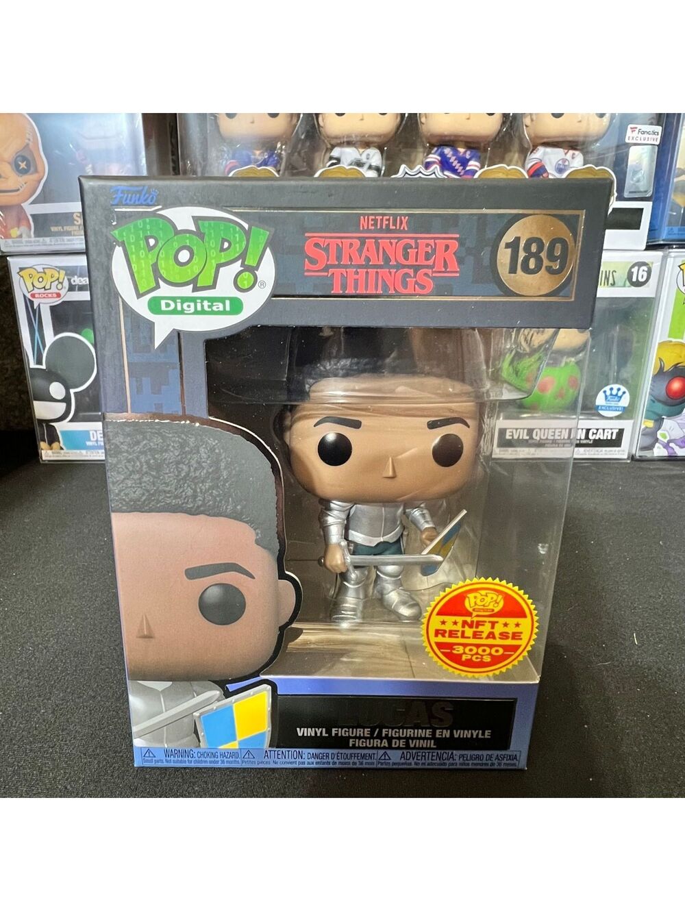 Funko Pop Digital Stranger Things Lucas 189 Legendary Release 3000 Pcs Limited